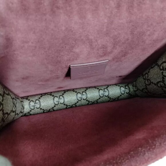 GUCCI - Dionysus Bag Flora Print GG Coated Canvas Mini R748 - Picture 7 of 8